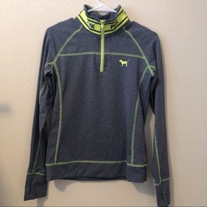 VS PINK Active Quarter Zip